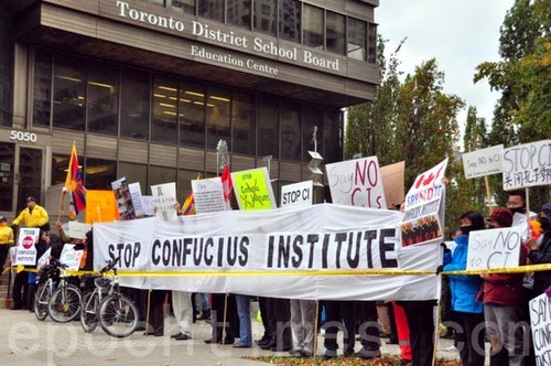 Stop Confucius Institute demonstration
